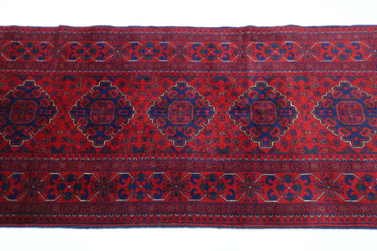 80 x 215 cm | Khamiyab Runner Rug Afghan Hand Knotted Veg Dye Wool carpet