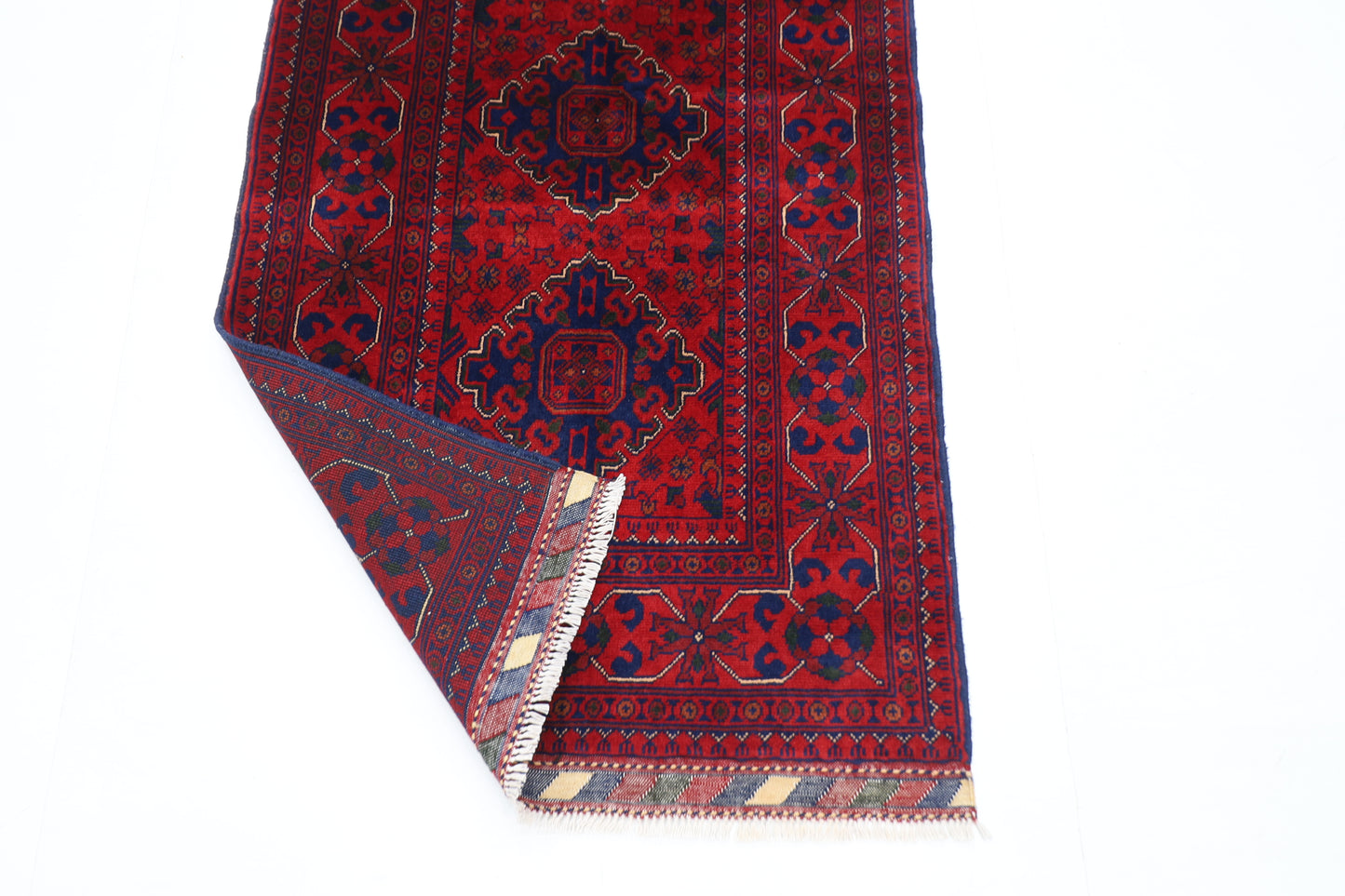 80 x 215 cm | Khamiyab Runner Rug Afghan Hand Knotted Veg Dye Wool carpet