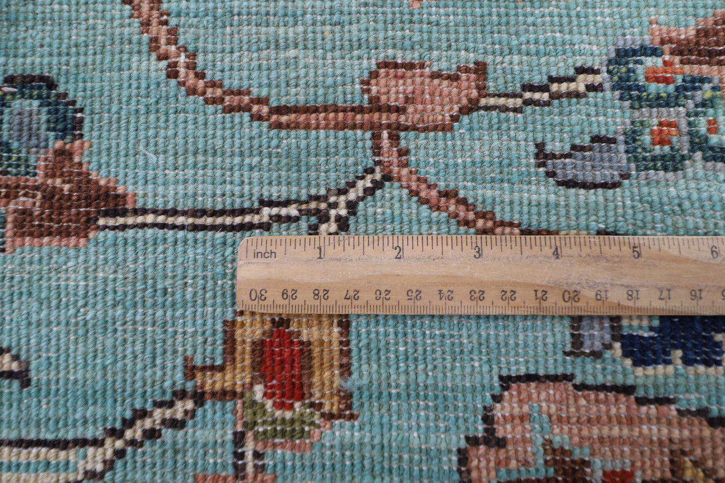 306 x 422 cm | Traditional Floral Area Rug Afghan Hand Knotted veg Dye Wool carpet