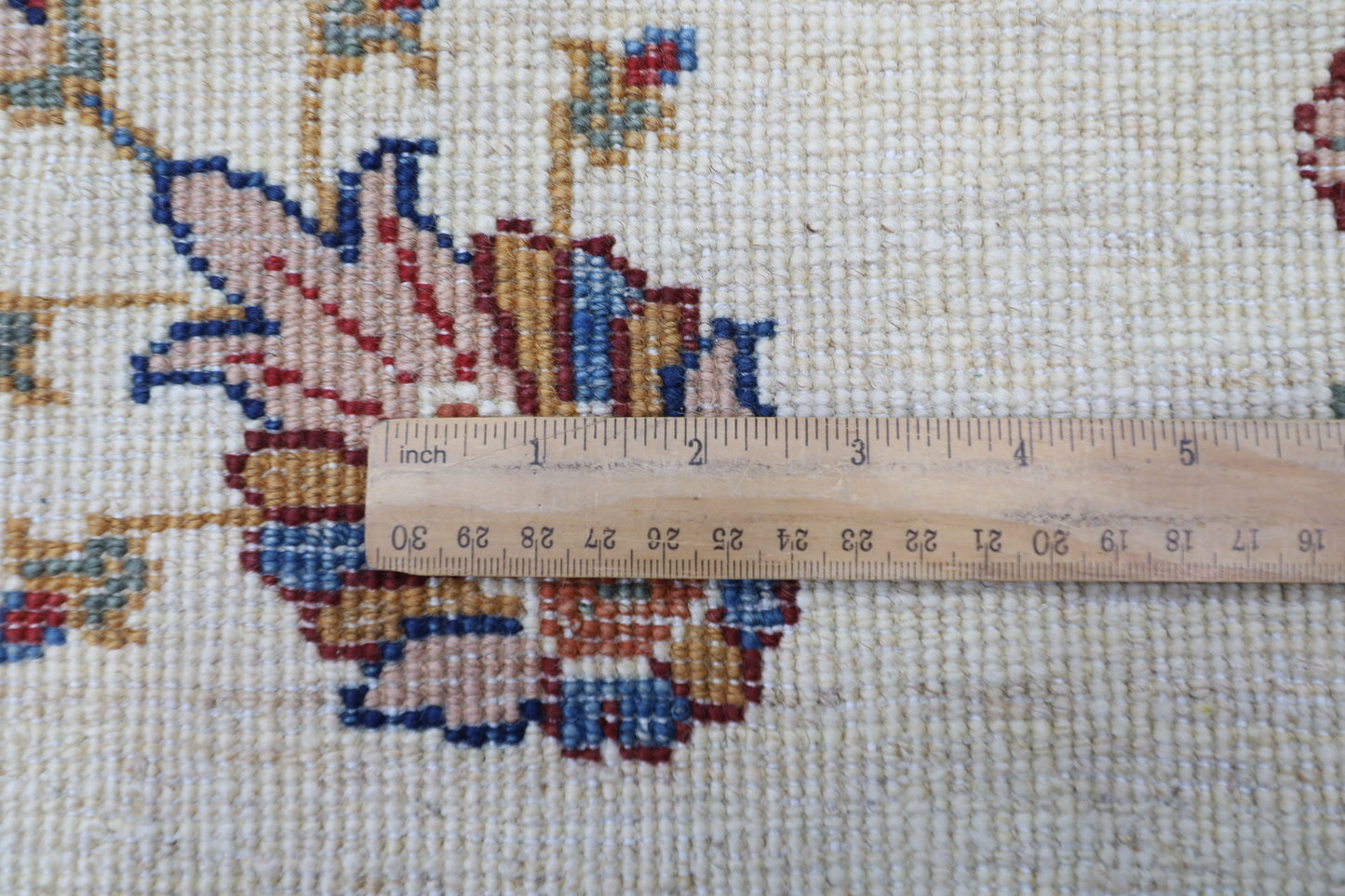 201 x 283 cm | Bakhtiari Afghan Tribal Hand Knotted Natural Veg Dye Wool Carpet