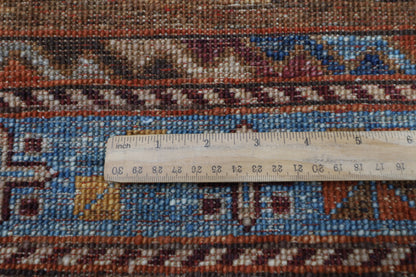 105 x 152 cm | Khorjun Afghan Tribal Hand Knotted Natural Veg Dye Wool Carpet