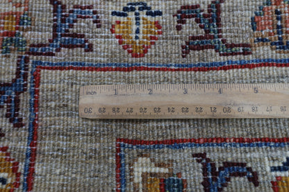 100 x 148 cm | Sultani Afghan Tribal Hand Knotted Natural Veg Dye Wool Carpet