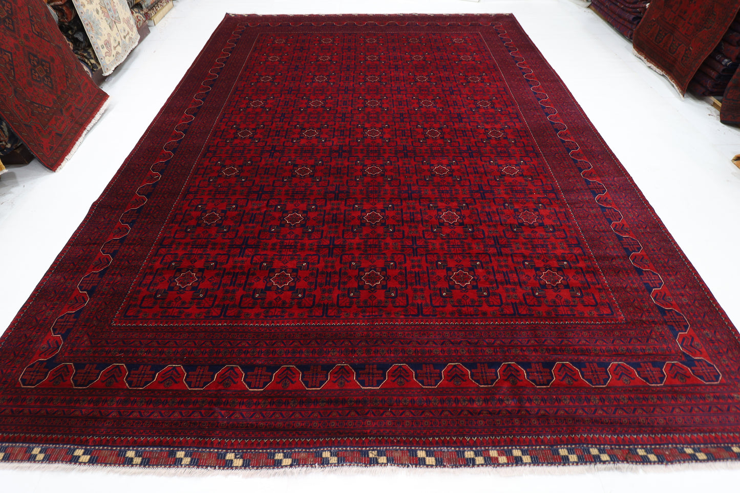 309 x 415 cm | Khamiyab Area Rug Afghan Hand Knotted Veg Dye Wool carpet