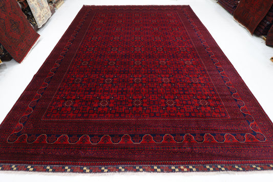 309 x 415 cm | Khamiyab Area Rug Afghan Hand Knotted Veg Dye Wool carpet