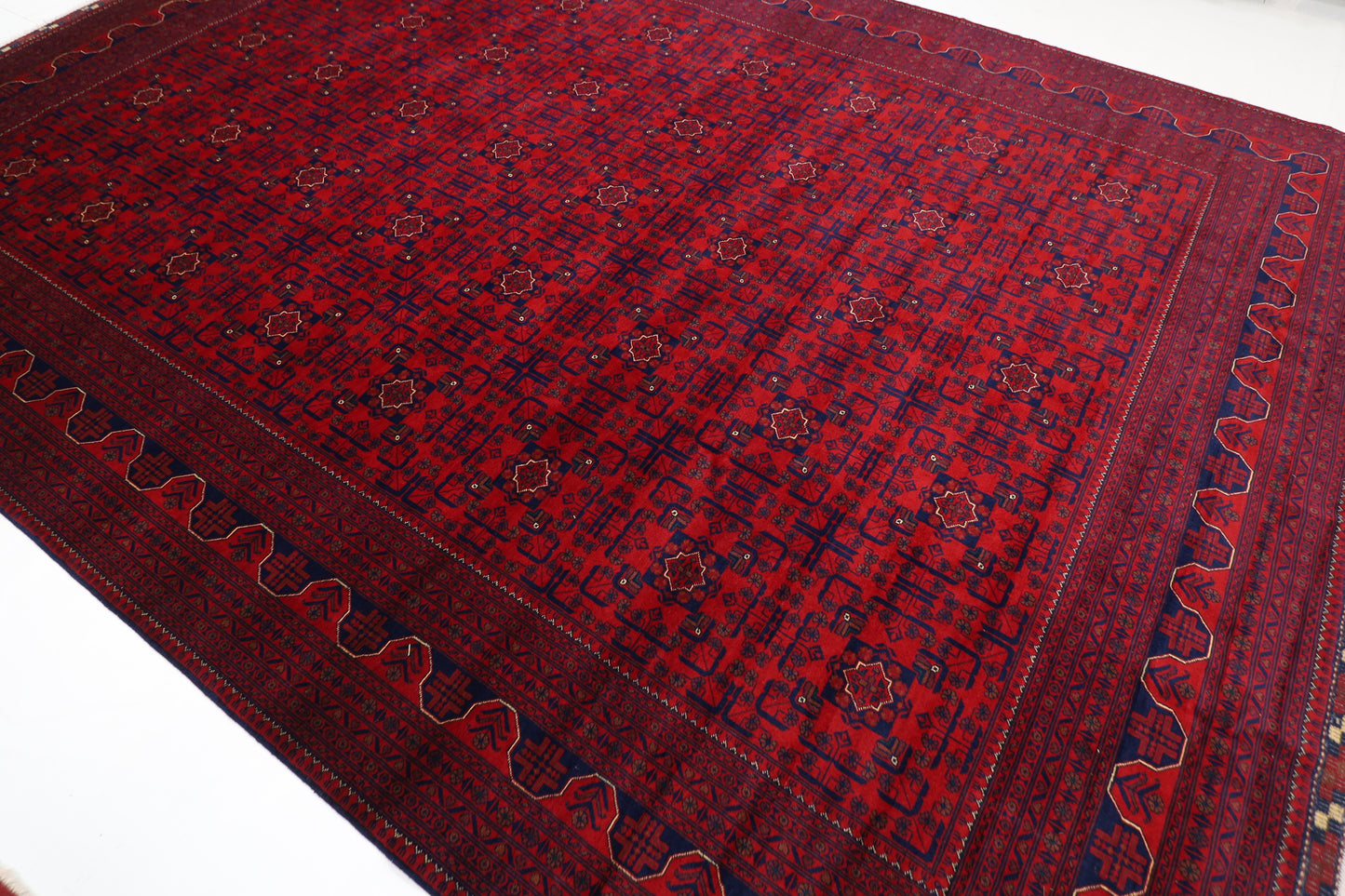 309 x 415 cm | Khamiyab Area Rug Afghan Hand Knotted Veg Dye Wool carpet