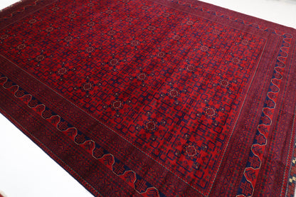 309 x 415 cm | Khamiyab Area Rug Afghan Hand Knotted Veg Dye Wool carpet