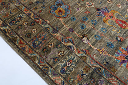 105 x 145 cm | Sultani Afghan Tribal Hand Knotted Natural Veg Dye Wool Carpet