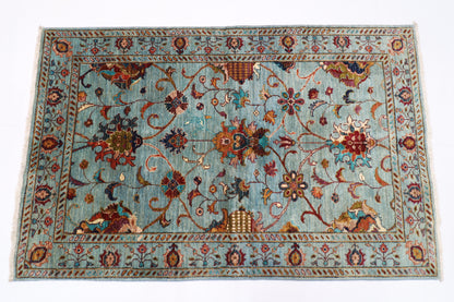 102 x 159 cm | Sultani Afghan Hand Knotted Carpet