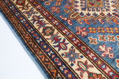 80 x 133 cm | Kazak Afghan Hand Knotted Carpet