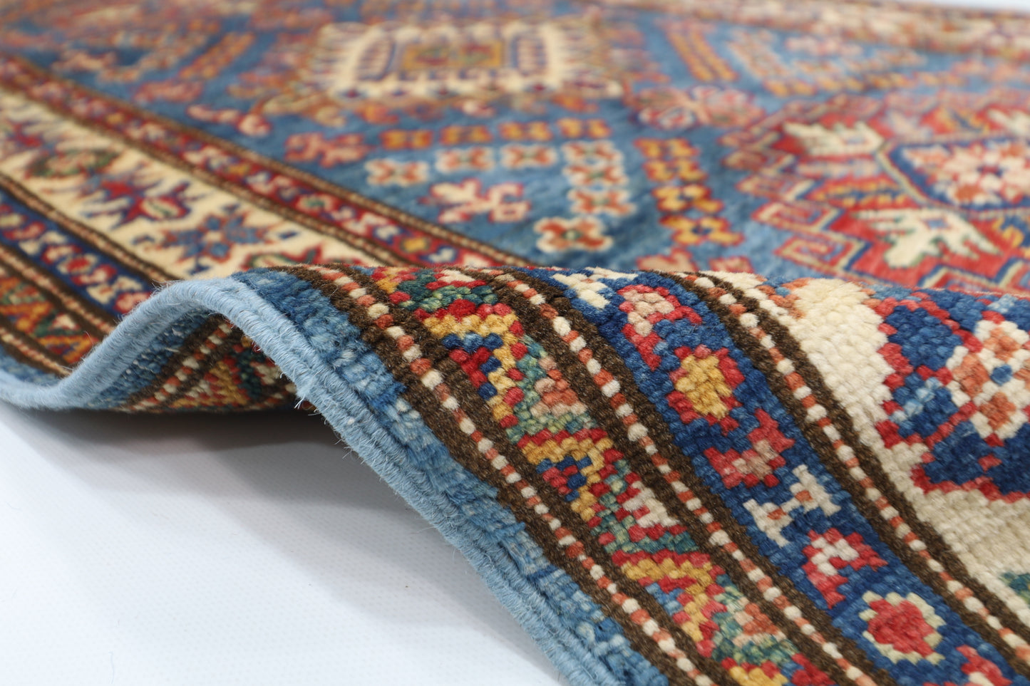 80 x 133 cm | Kazak Afghan Hand Knotted Carpet