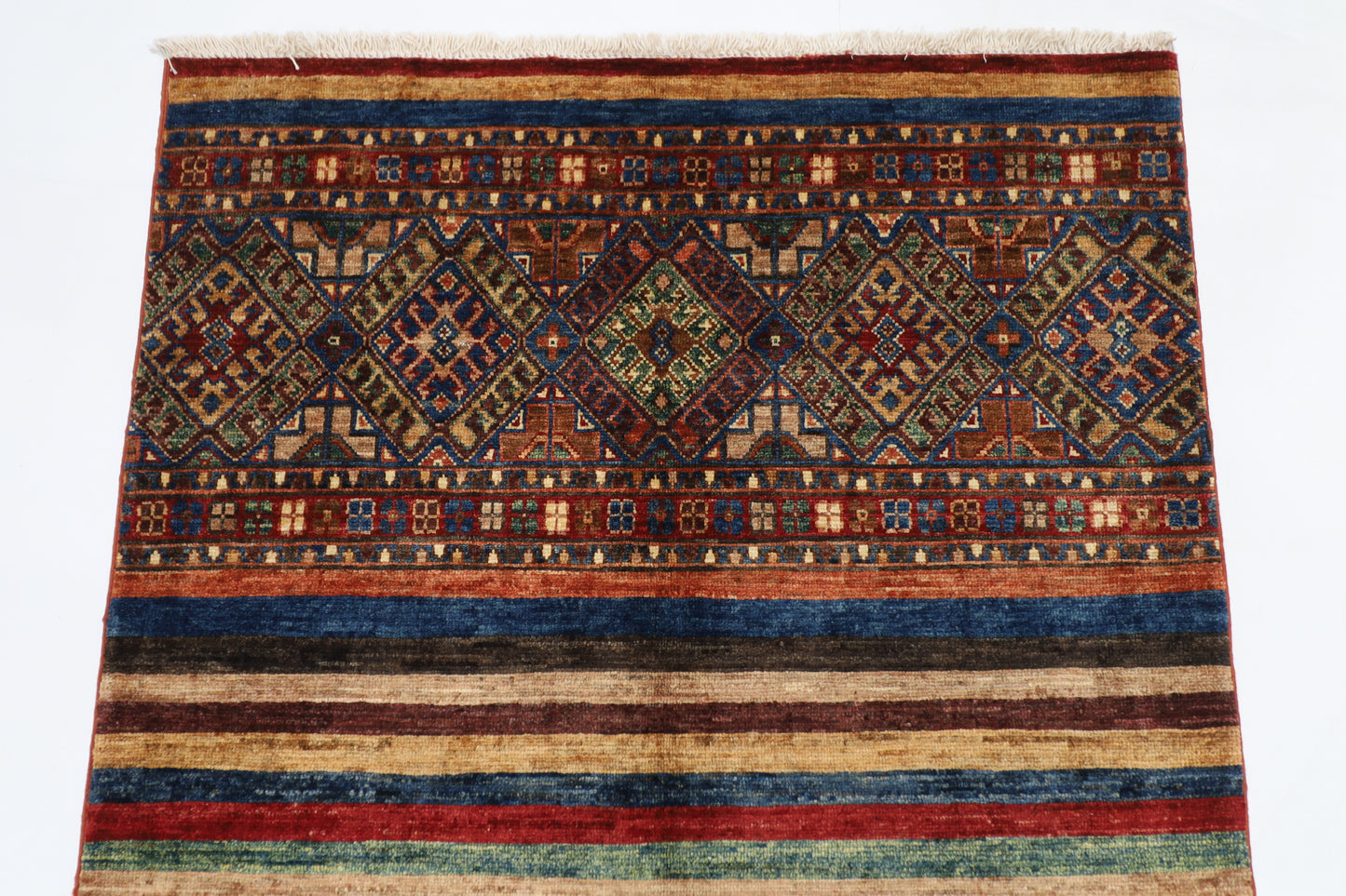 102 x 162 cm | Khorjun Afghan Hand Knotted Carpet