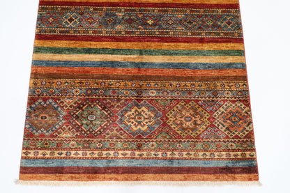 104 x 151 cm | Khorjun Afghan Hand Knotted Carpet