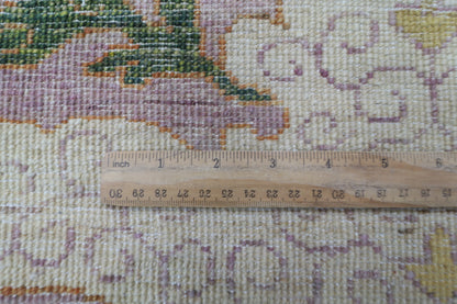 305 x 415 cm | Large Kawros Pink Area Rug Afghan Hand Knotted veg Dye Wool carpet