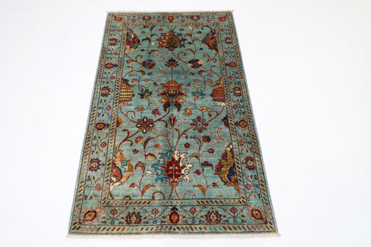 102 x 161 cm | Sultani Afghan Hand Knotted Carpet