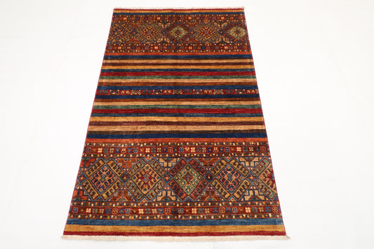 102 x 160 cm | Khorjun Afghan Hand Knotted Carpet
