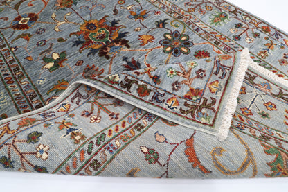 104 x 160 cm | Sultani Blueish Grey Afghan Hand Knotted Carpet