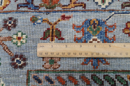 104 x 160 cm | Sultani Blueish Grey Afghan Hand Knotted Carpet