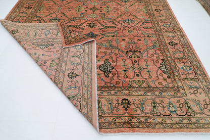 302 x 415 cm | Large Bidjar Pink Area Rug Afghan Hand Knotted veg Dye Wool carpet