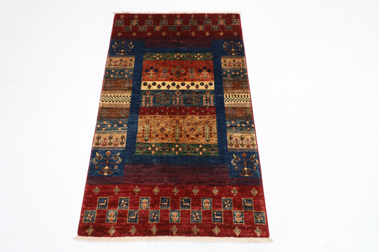84 x 135 cm | Gabbeh Afghan Hand Knotted Carpet