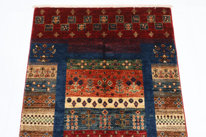 84 x 135 cm | Gabbeh Afghan Hand Knotted Carpet