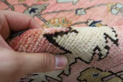 312 x 427 cm | Pink Area Rug Afghan Hand Knotted Veg Dye Wool carpet
