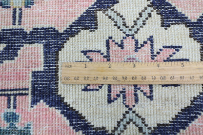 312 x 427 cm | Pink Area Rug Afghan Hand Knotted Veg Dye Wool carpet