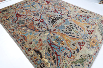 274 x 364 cm | Kawros Area Rug Afghan Hand Knotted Veg Dye Wool carpet