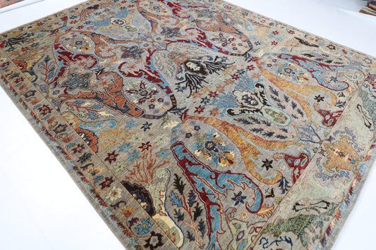 274 x 364 cm | Kawros Area Rug Afghan Hand Knotted Veg Dye Wool carpet