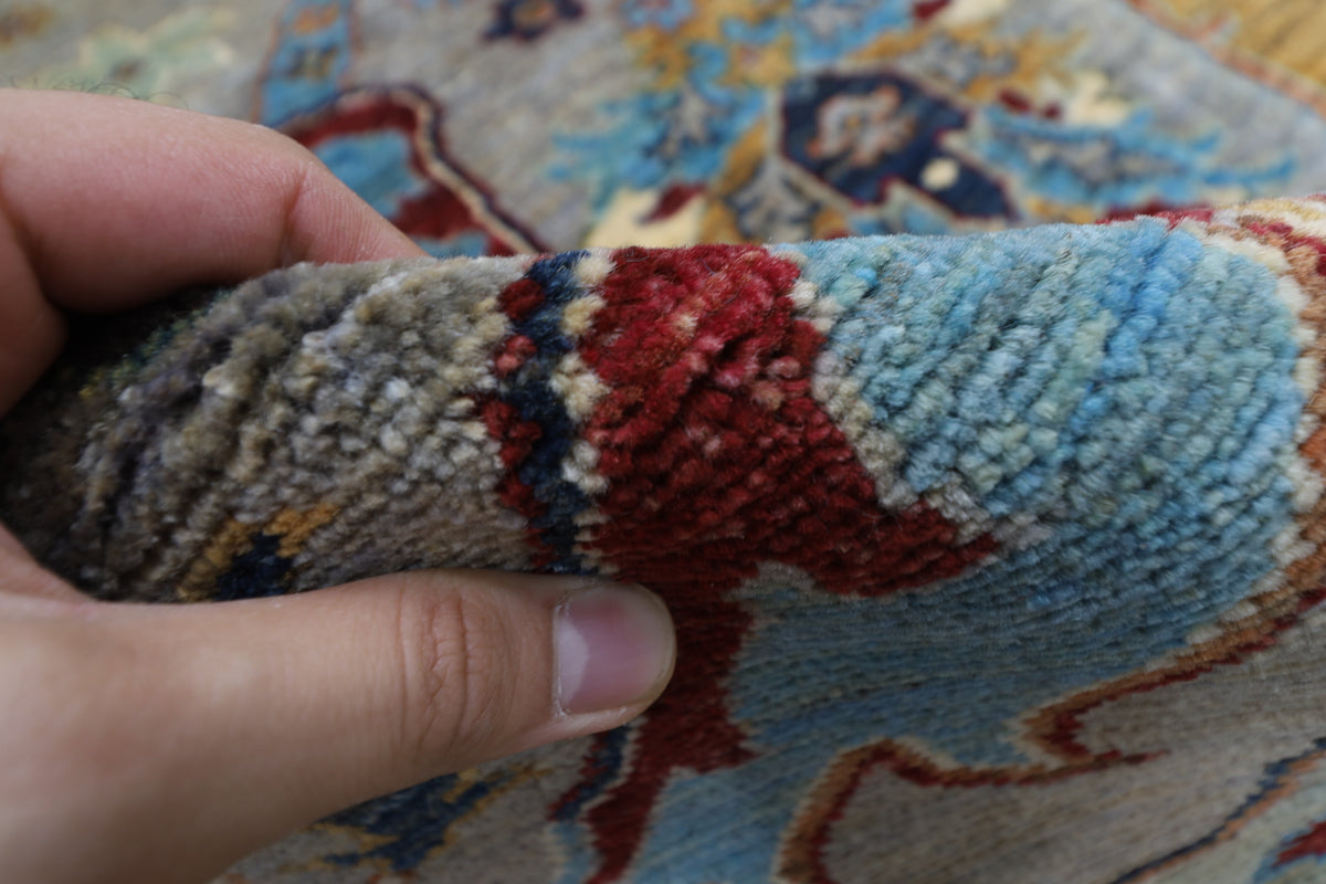 274 x 364 cm | Kawros Area Rug Afghan Hand Knotted Veg Dye Wool carpet