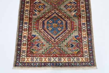 83 x 134 cm | Kazak Afghan Hand Knotted Carpet