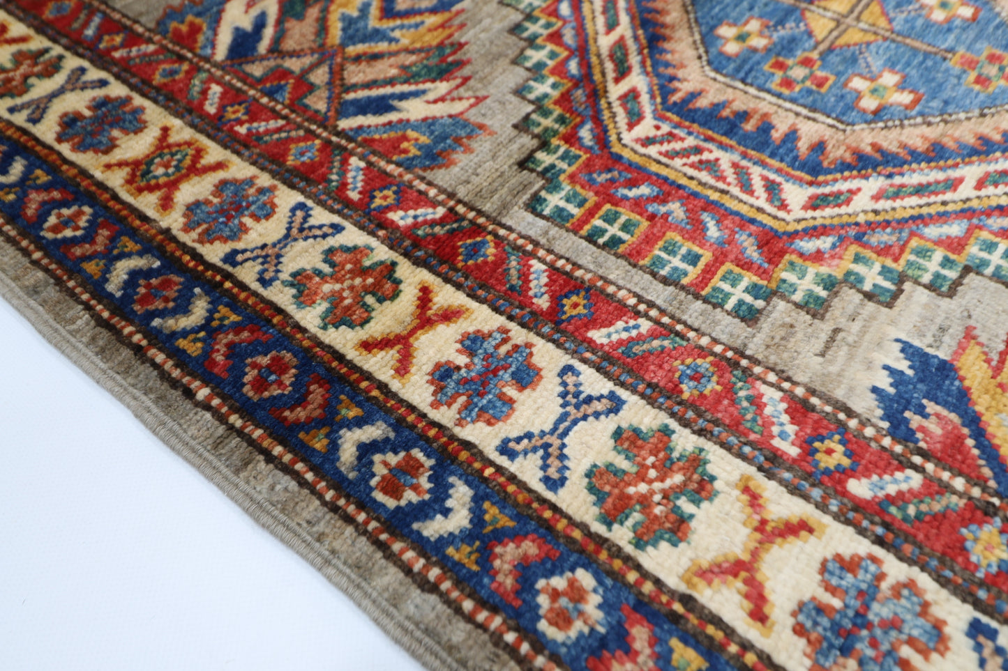 83 x 134 cm | Kazak Afghan Hand Knotted Carpet