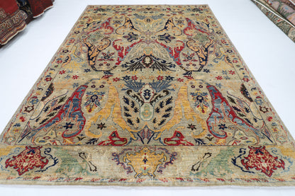272 x 363 cm | Kawros Area Rug Afghan Hand Knotted Veg Dye Wool carpet
