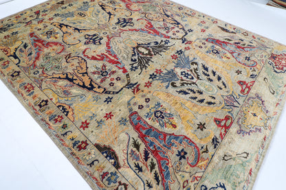 272 x 363 cm | Kawros Area Rug Afghan Hand Knotted Veg Dye Wool carpet