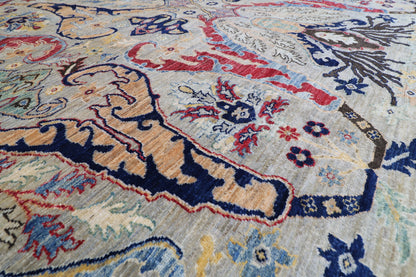 272 x 363 cm | Kawros Area Rug Afghan Hand Knotted Veg Dye Wool carpet