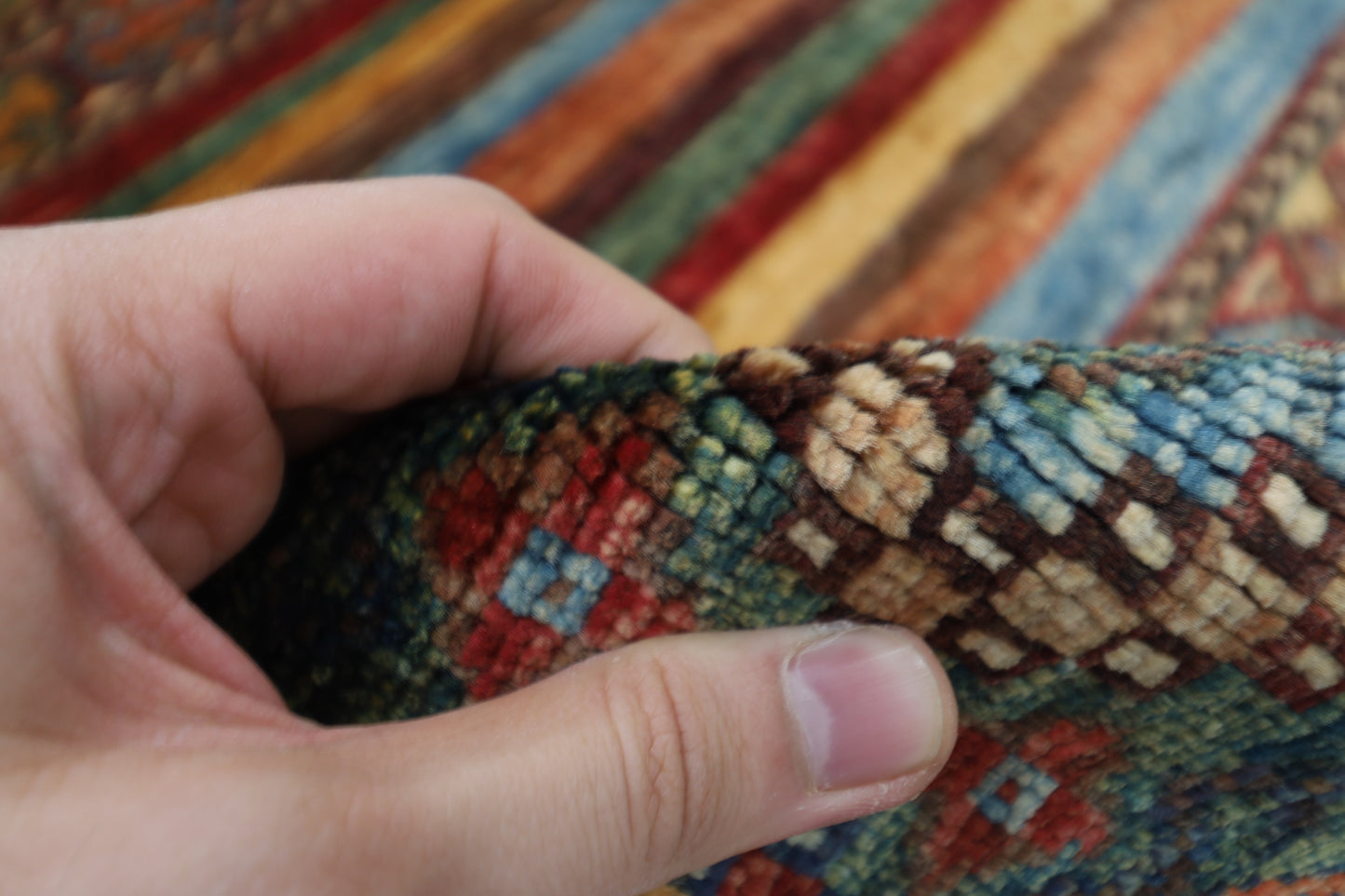 85 x 123 cm | Khorjun Afghan Hand Knotted Carpet
