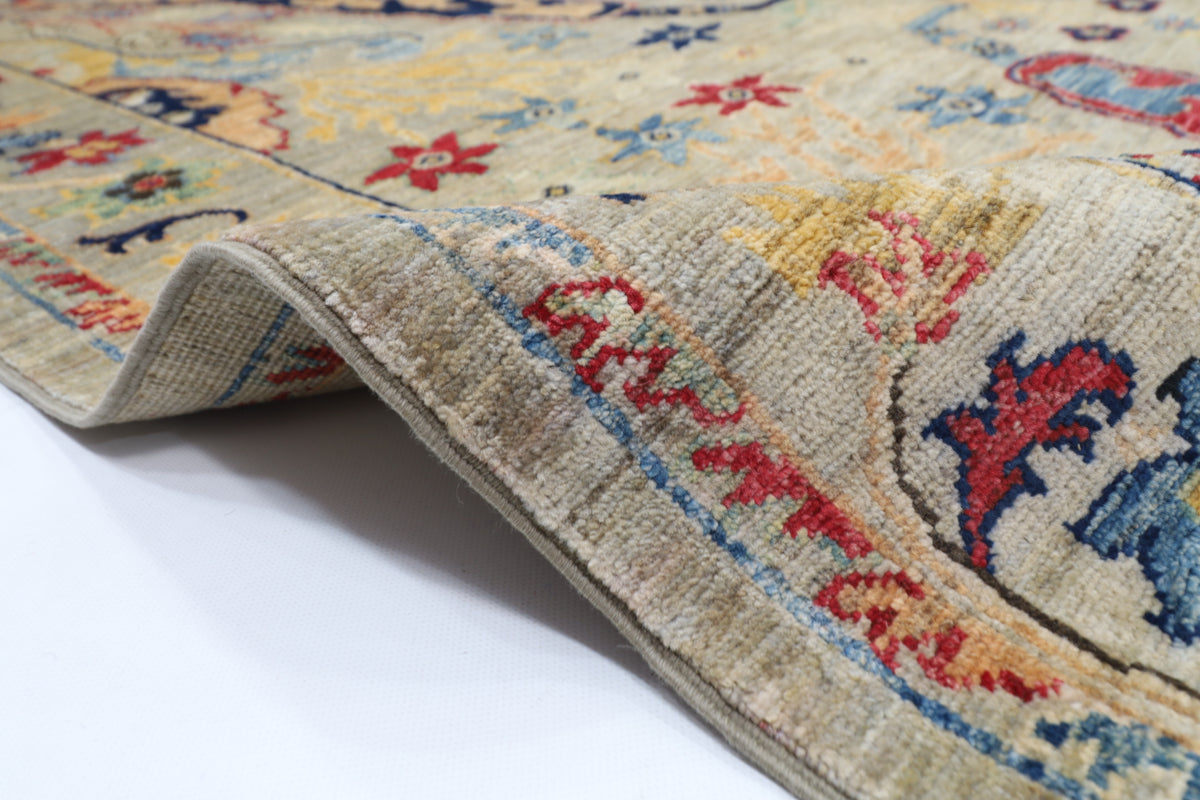 272 x 363 cm | Kawros Area Rug Afghan Hand Knotted Veg Dye Wool carpet