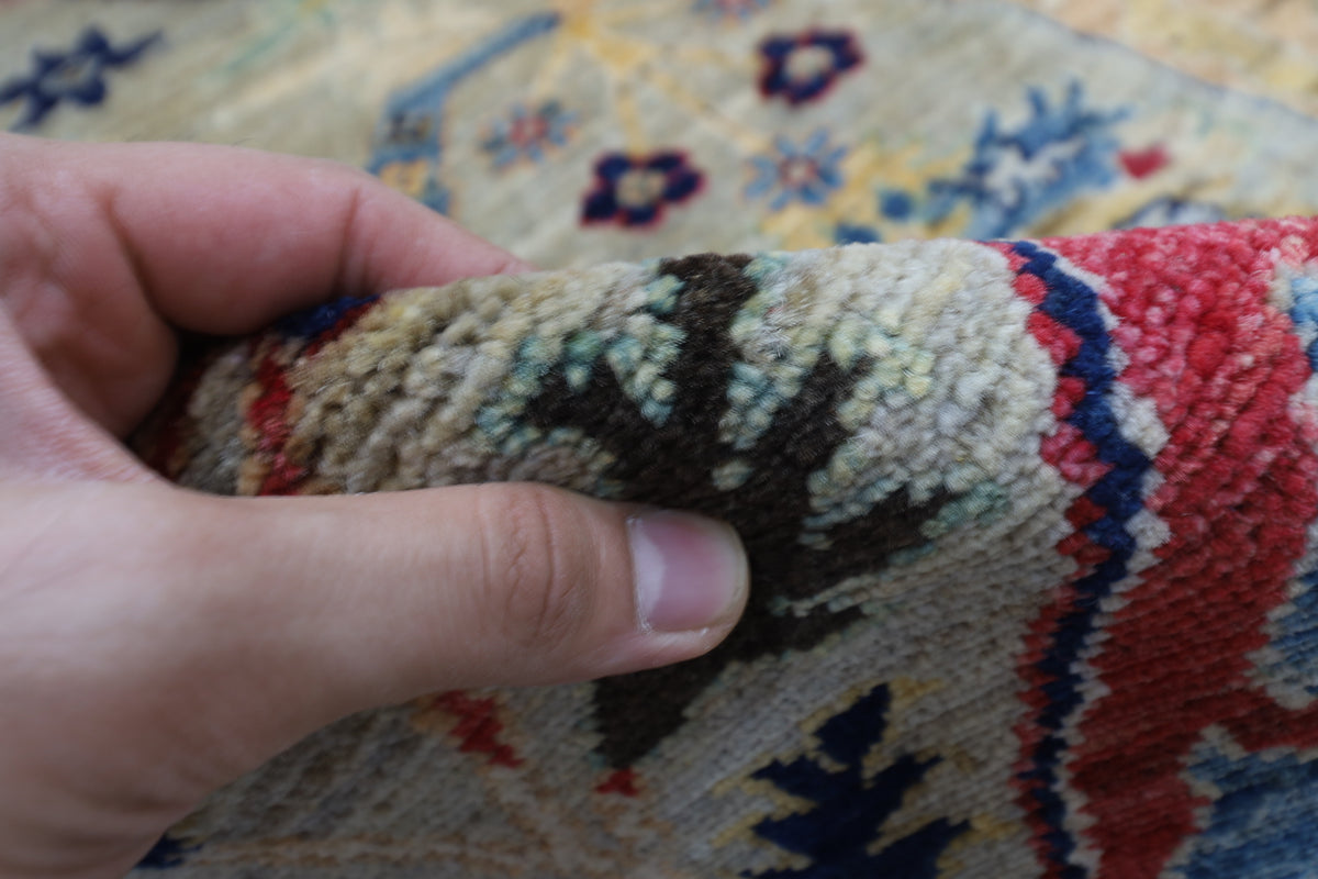 272 x 363 cm | Kawros Area Rug Afghan Hand Knotted Veg Dye Wool carpet