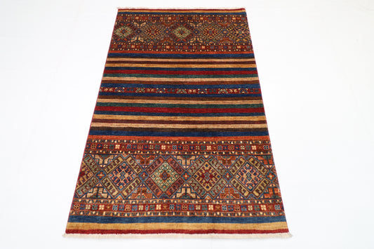 102 x 160 cm | Khorjun Afghan Hand Knotted Carpet