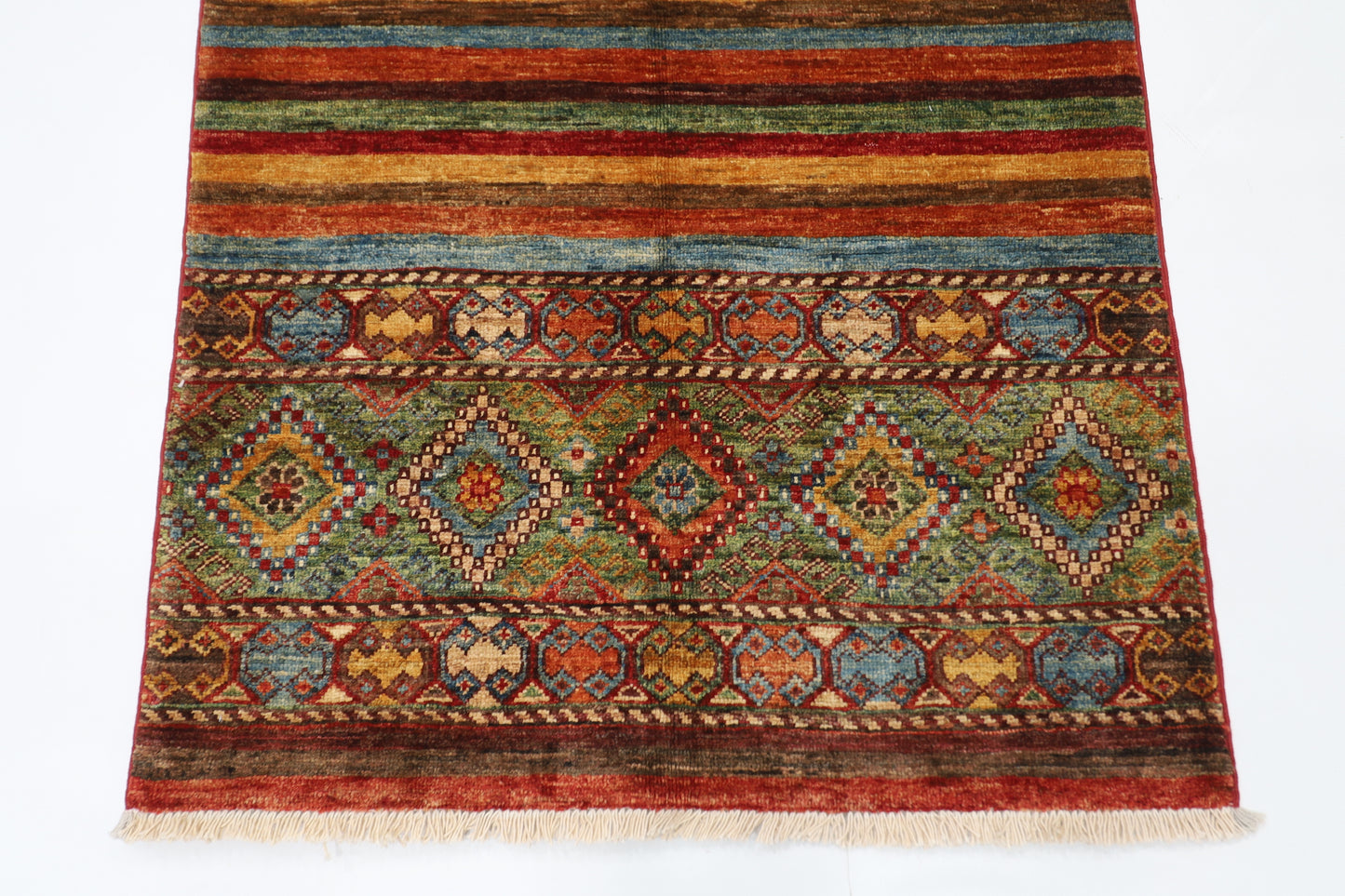 82 x 120 cm | Khorjun Afghan Tribal Hand Knotted Carpet