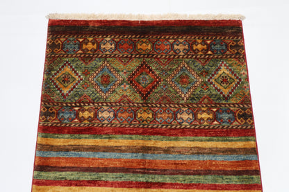82 x 120 cm | Khorjun Afghan Tribal Hand Knotted Carpet
