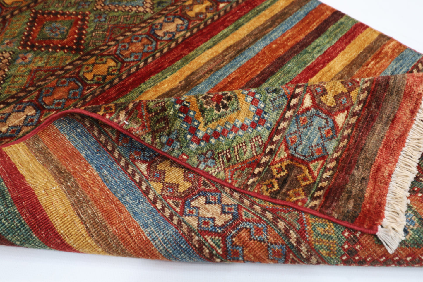82 x 120 cm | Khorjun Afghan Tribal Hand Knotted Carpet