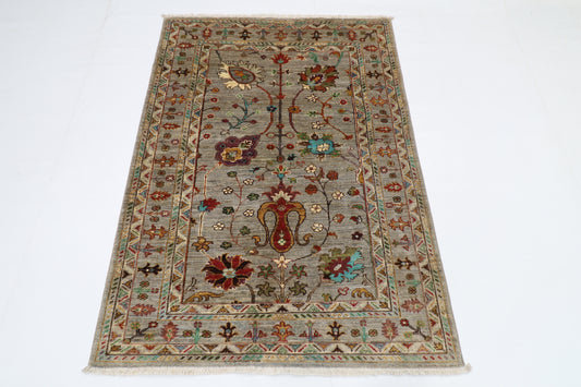 110 x 150 cm | Sultani Afghan Tribal Hand Knotted Carpet