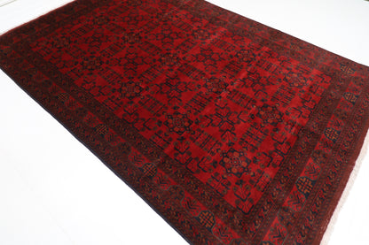 203 x 306 cm | Khal Mohammadi Afghan Tribal Hand Knotted Wool Carpet