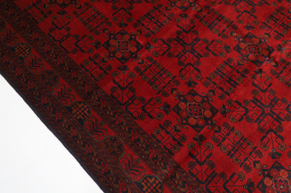 203 x 306 cm | Khal Mohammadi Afghan Tribal Hand Knotted Wool Carpet