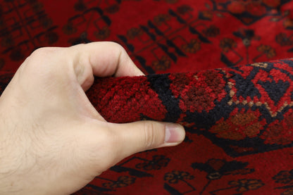 203 x 306 cm | Khal Mohammadi Afghan Tribal Hand Knotted Wool Carpet