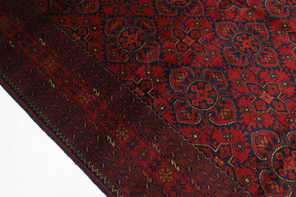 197 x 299 cm | Khal Mohammadi Afghan Tribal Hand Knotted Wool Carpet