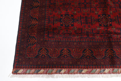 202 x 312 cm | Khal Mohammadi Afghan Tribal Hand Knotted Wool Carpet