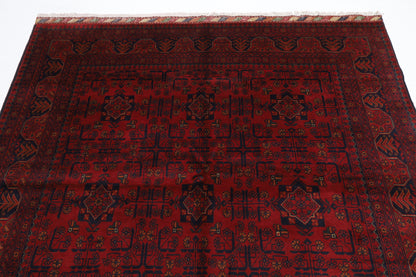 202 x 312 cm | Khal Mohammadi Afghan Tribal Hand Knotted Wool Carpet