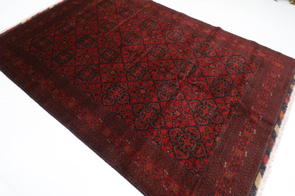 200 x 299 cm | Khal Mohammadi Afghan Tribal Hand Knotted Wool Carpet