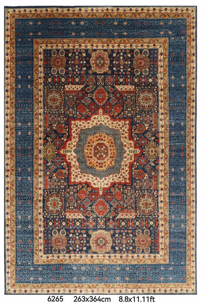 263 x 364 cm | Mamluk Afghan Veg Dye Wool carpet